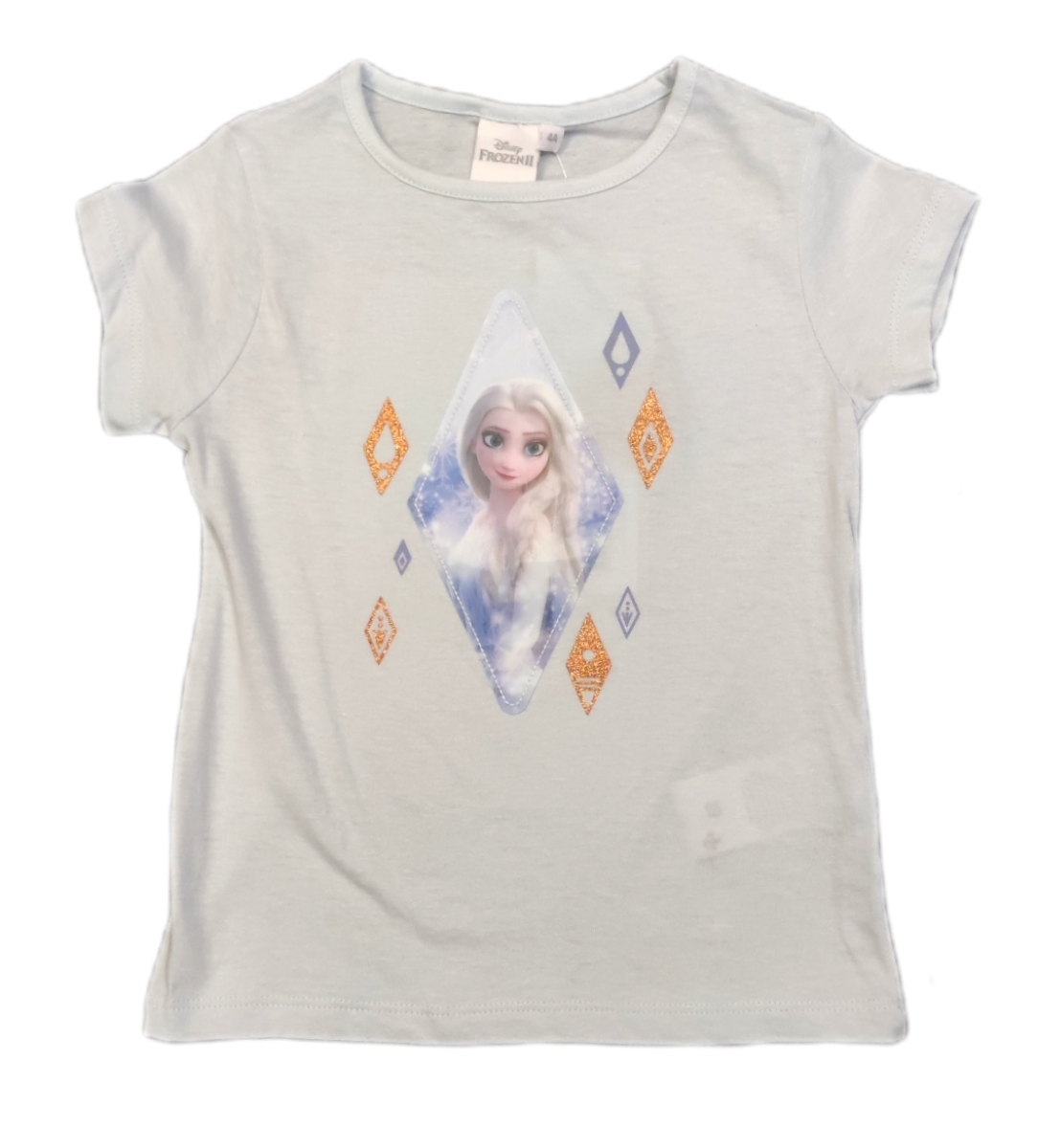Frozen T-Shirt Weiß - Elsa in Eiskristall Frozen T-Shirt Weiß - Elsa in Eiskristall